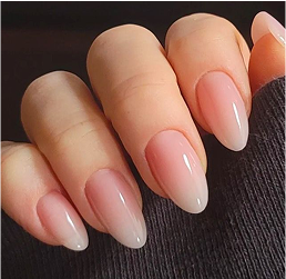 Diseño baby boomer en uñas